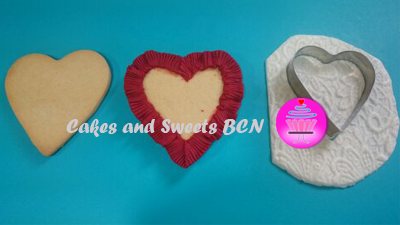 Galletas San Valentín corazón rizado Paso 3