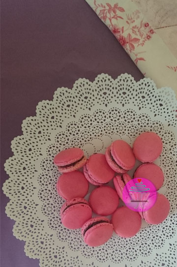 Macarons de Fresa