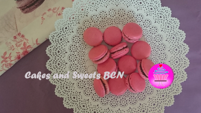Macarons Fresa Paso 7